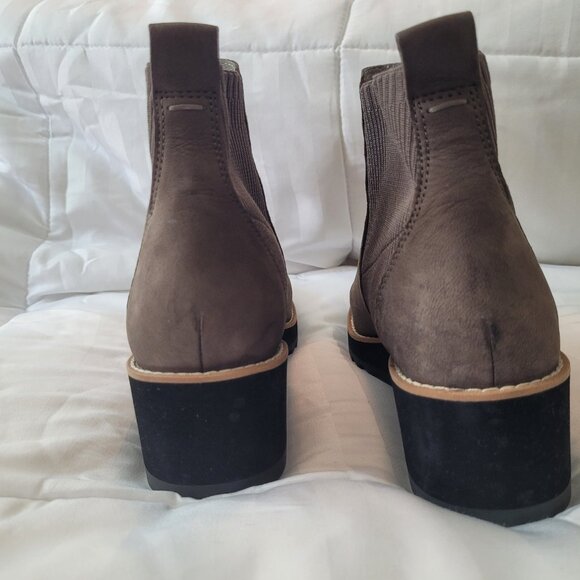 Eileen Fisher Wedge Suede Booties - Picture 4 of 7